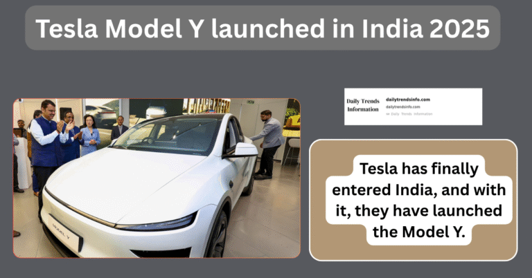 Tesla Model Y launched in India 2025