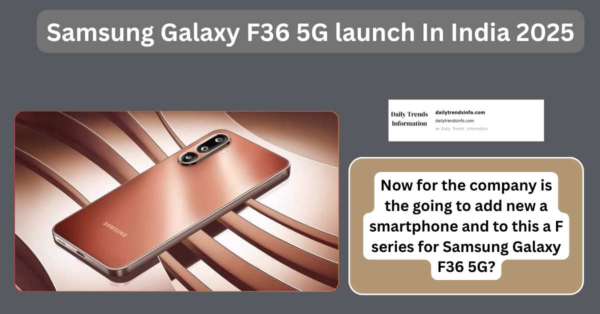 Samsung Galaxy F36 5G: A budget smartphone with a premium design