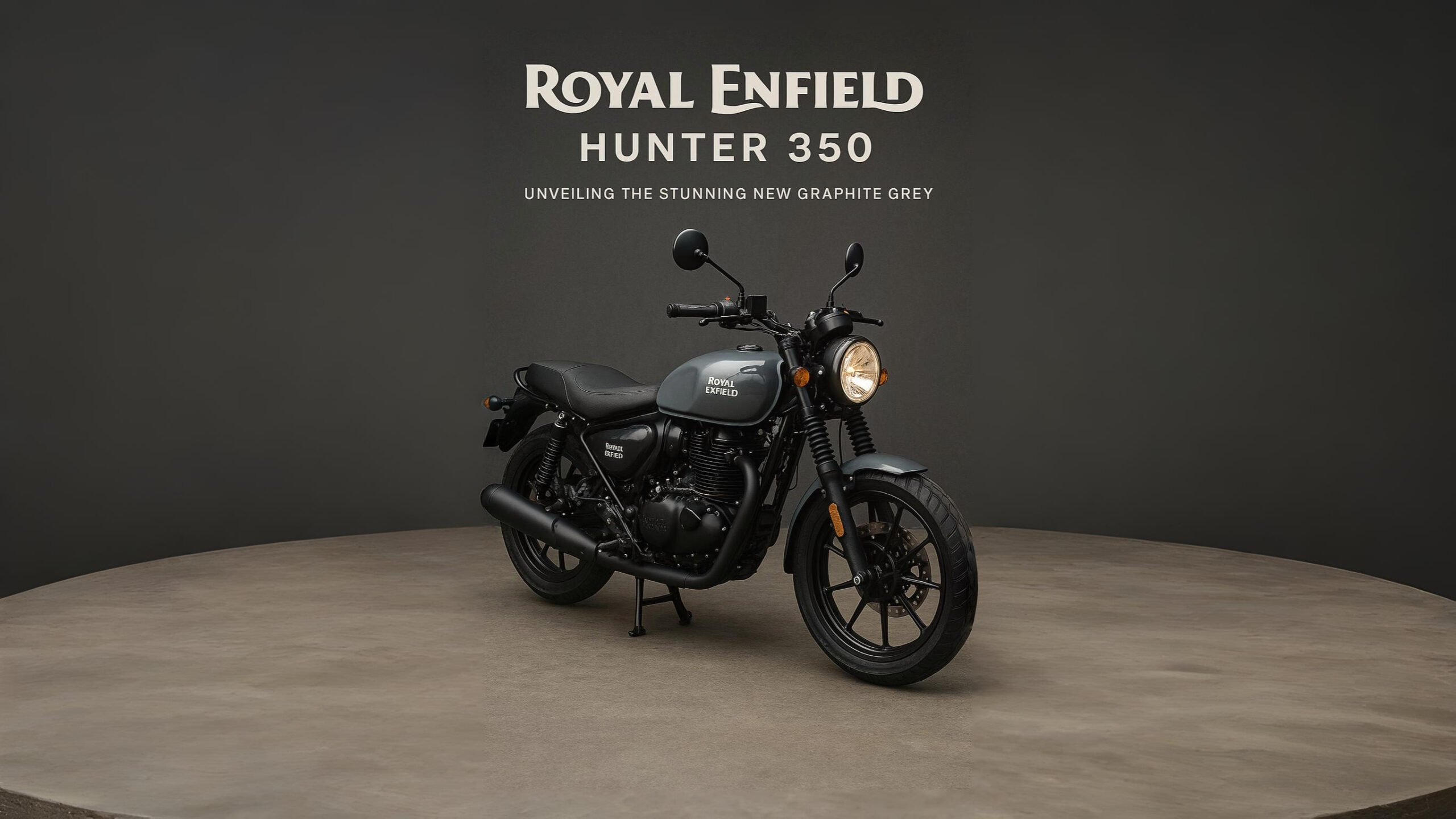 2025 Royal Enfield Hunter 350: Unveiling the Stunning New Graphite Grey