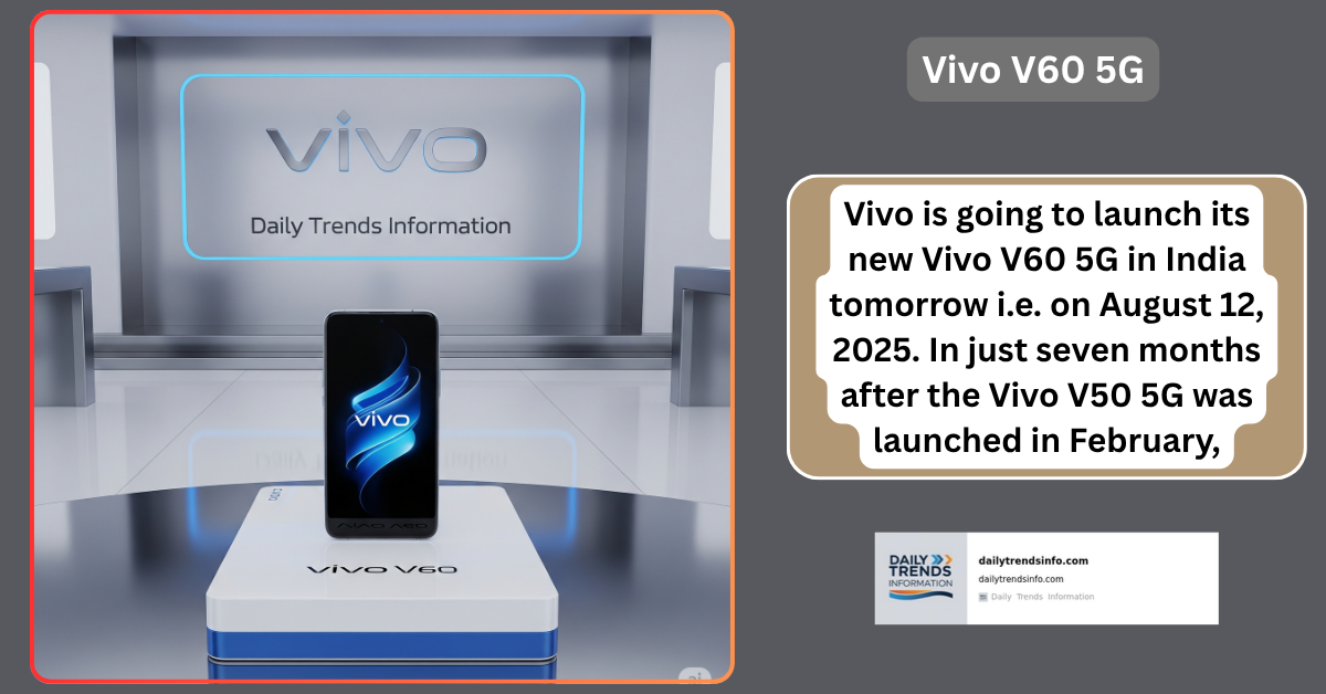 Vivo V60 5G: Know its features, camera and price a day before the launch