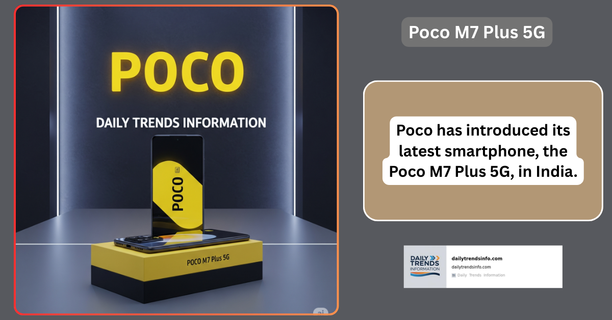 Poco M7 Plus 5G – New option with big display and long battery